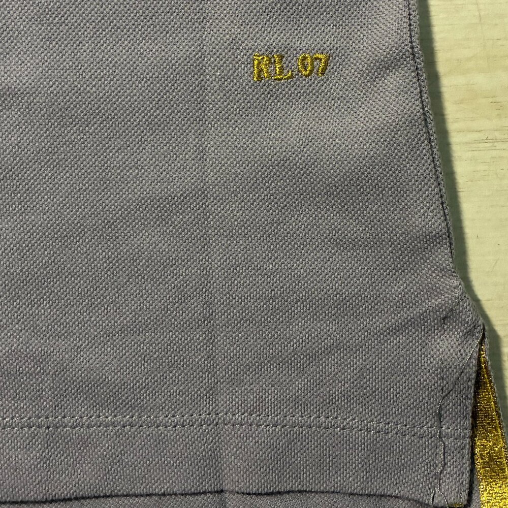 Polo by Ralph Lauren Men's Pima Cotton Gray Polo T-Shirt Size 7 (2XL) (NWT) - Picture 5 of 5